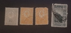 BULGARIA Scott 19 33 33 89 Stamp Lot Used or Mint Hinged Unused Collection z9575