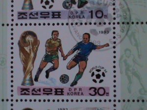 KOREA-1993 SC#3213a WORLD CUP SOCCER CHAMPIONSHIPS-USA-S/S-VF-FANCY CANCEL