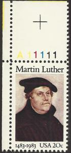 # 2065 MINT NEVER HINGED MARTIN LUTHER