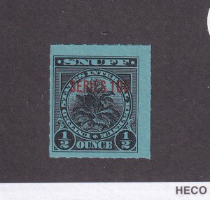 1/2 oz Snuff Tax Stamp, series 106, Springer #TE468a, Mint (48596)