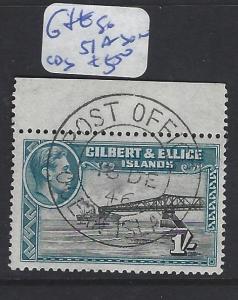 GILBERT AND ELLICE ISLANDS (P1909B)  KGVI 1/- SG 51 SON CDS  VFU