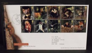 15715   GREAT BRITAIN   FDC # 2228-2237         Woodland Animals