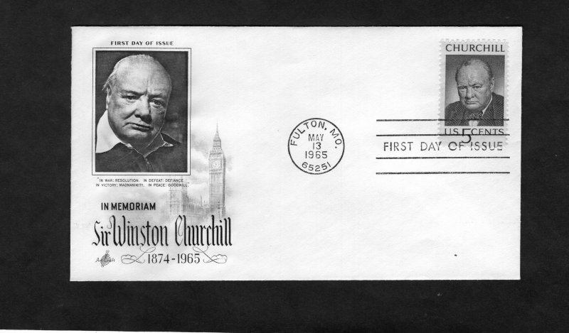 1264 Churchill, FDC ArtCraft