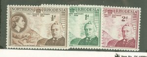 Northern Rhodesia #54-56  Single (Complete Set)