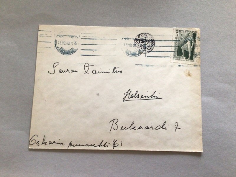 Finland 1949  postal cover 66258 