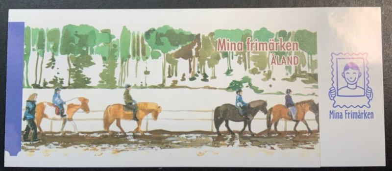 Aland used/canceled #281a booklet pane 2008 SCV $14.00 