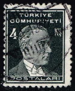 Turkey #744 Kemal Ataturk; Used (0.25)