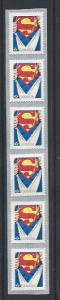 2678  Canada 2013 issue  Super Hero Superman coil strip of 6