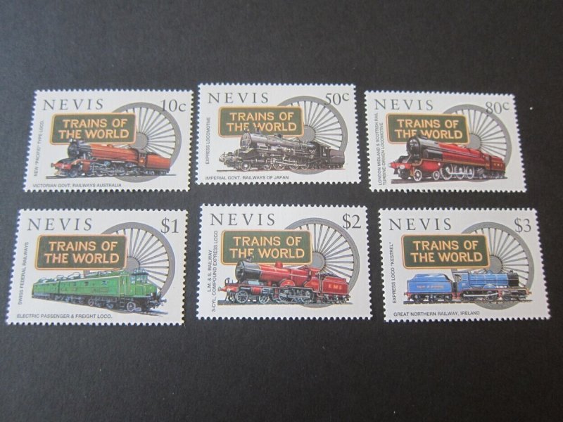 Nevis 1997 Sc 1031-6 Train set MNH