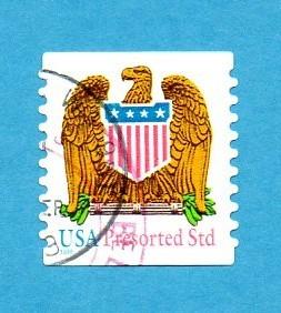 Scott #3271b Presorted Std. Eagle Tagged Error Used Single