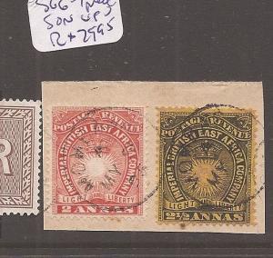 British East Africa SG 6-7 piece SON VFU (12dco)