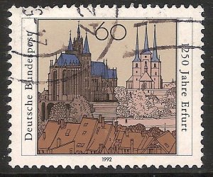 Germany # 1743 Erfert, Capital of Thuringia used