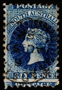 South Australia Scott 47 Perf. Error (1871) Used F M