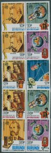 Burundi 1977 SG1167-1176 Telephone Centenary set MLH