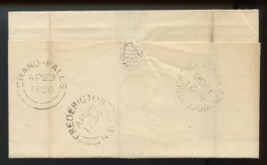 ? 1856 NICE variety of Double Split rings, Grand Falls, Woodstock 3d car Canada