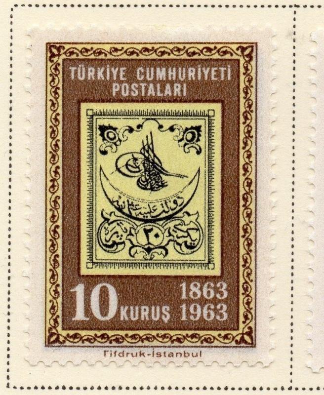 Turkey 1963 Early Issue Fine Mint Hinged 10k. 093933