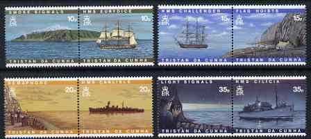 Tristan da Cunha 1997 Visual Communications perf set of 8...