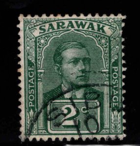 SARAWAK Scott 51 Used  no wmk, hinge thin