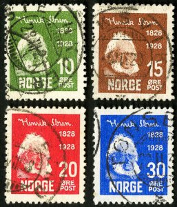 Norway Stamps # 132-5 Used VF