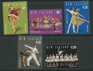 NEW ZEALAND SG2572/6 2003 ROYAL NEW ZEALAND BALLET MNH