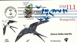 Pugh Designed/Painted Nonprofit Airmail FDC...34 of Only 42 created!!