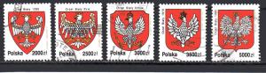 Poland 3127-3131 used