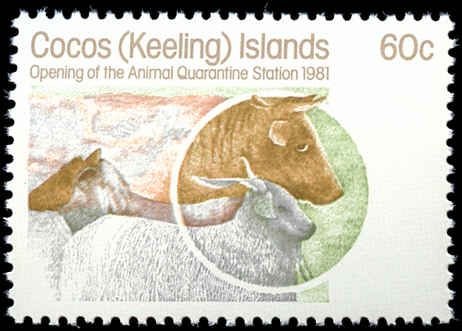 Cocos Islands #65-67, Complete Set(3), 1981, Never Hinged