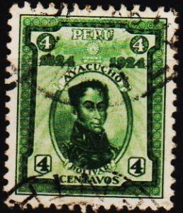 Peru. 1924 4c S.G.442 Fine Used