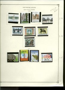 Collection, Netherlands Part G Scott BOB Pages, 1940/1994, Cat $94 Mint & Used