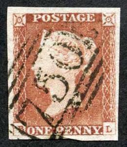 1841 Penny Red (BL) SUPERB Four Margins