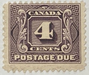 CANADA 1928 #J3 Postage Due Stamp - MH (CV 80$ +)