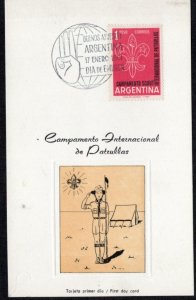 Argentina 1961 Sc 723 Maximum Card 