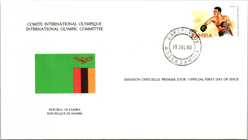 Olympics, Flags, Zambia