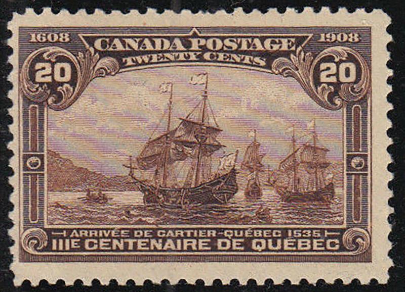 CANADA Sc 103 MNH Original Gum Tercentenary of Quebec NICE!