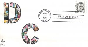 #2186 Dennis Chavez RVS FDC