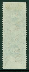 USA : 1862. Scott #R59b Used. Part perforated. Very Fine Fresh stamp. Cat $225