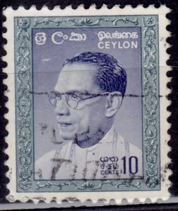 Ceylon/Sri Lanka, 1964, Bandaranaike, 10c,sc#371, used