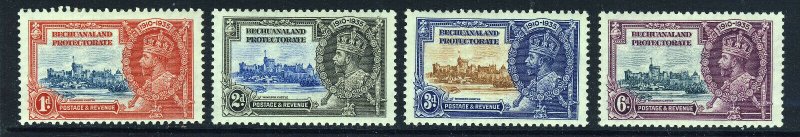 BECHUANALAND PROTECTORATE KG V 1935 The Silver Jubilee Set SG 111 to SG 114 MINT