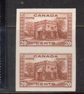 Canada #243a XF Mint Imperf Pair