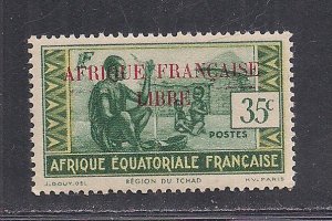 FRENCH EQUATORIAL AFRICA SC# 93    FVF/MNH  1940