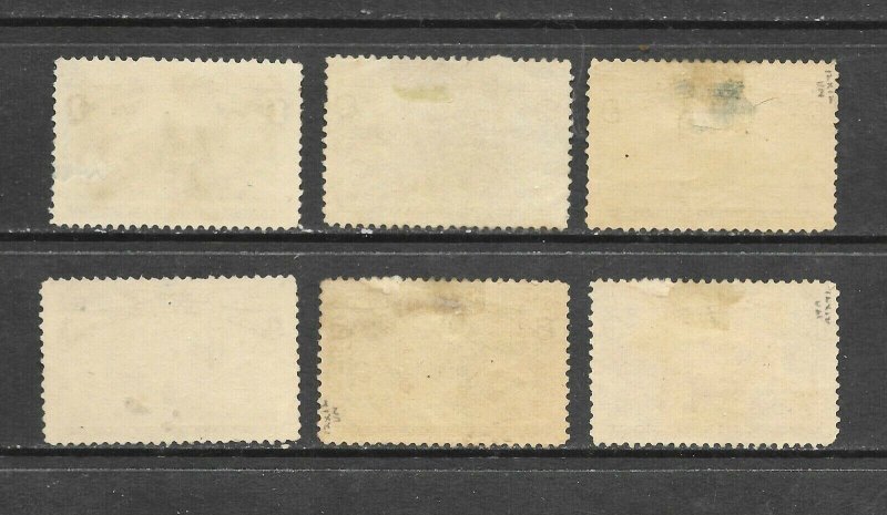 US Sc #230-235 Unused,Mint,No Gum F-VF CV $285.00