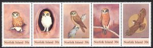Norfolk Island Sc# 343 MNH 1984 Boobook Owl