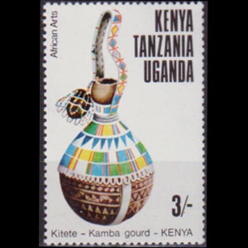 KENYA UGANDA TANGANK 1975 - Scott# 307 Kamba Gourd 3s NH