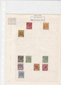 malaya straits settlements stamps ref r 9191