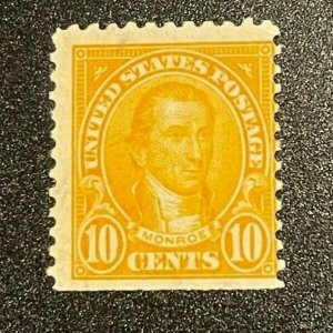 Scott#: 642 - James Monroe 10c 1927 MNG single stamp - Lot 3