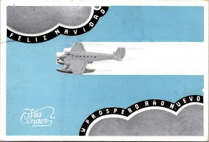 1936 Montevideo Uruguay Condor Holidays Postcard Cover To Bremen Germany