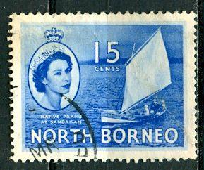 North Borneo 1955: Sc. # 268; O/Used Single Stamp