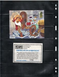 SIERRA LEONE 1985 DISNEY CARTOONS M..S #738  MNH