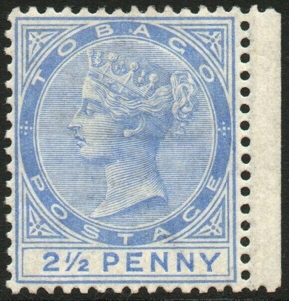 TOBAGO-1882-84 2½d Bright Blue Sg 16a MOUNTED MINT V48453