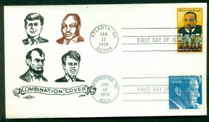 MARTIN LUTHER KING JR Combo FDC w/Robert Kennedy
